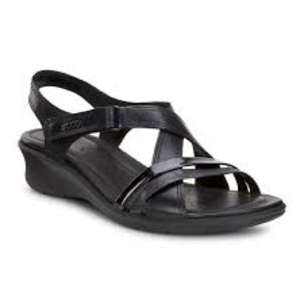 NWT ECCO Felicia Sandal in Black